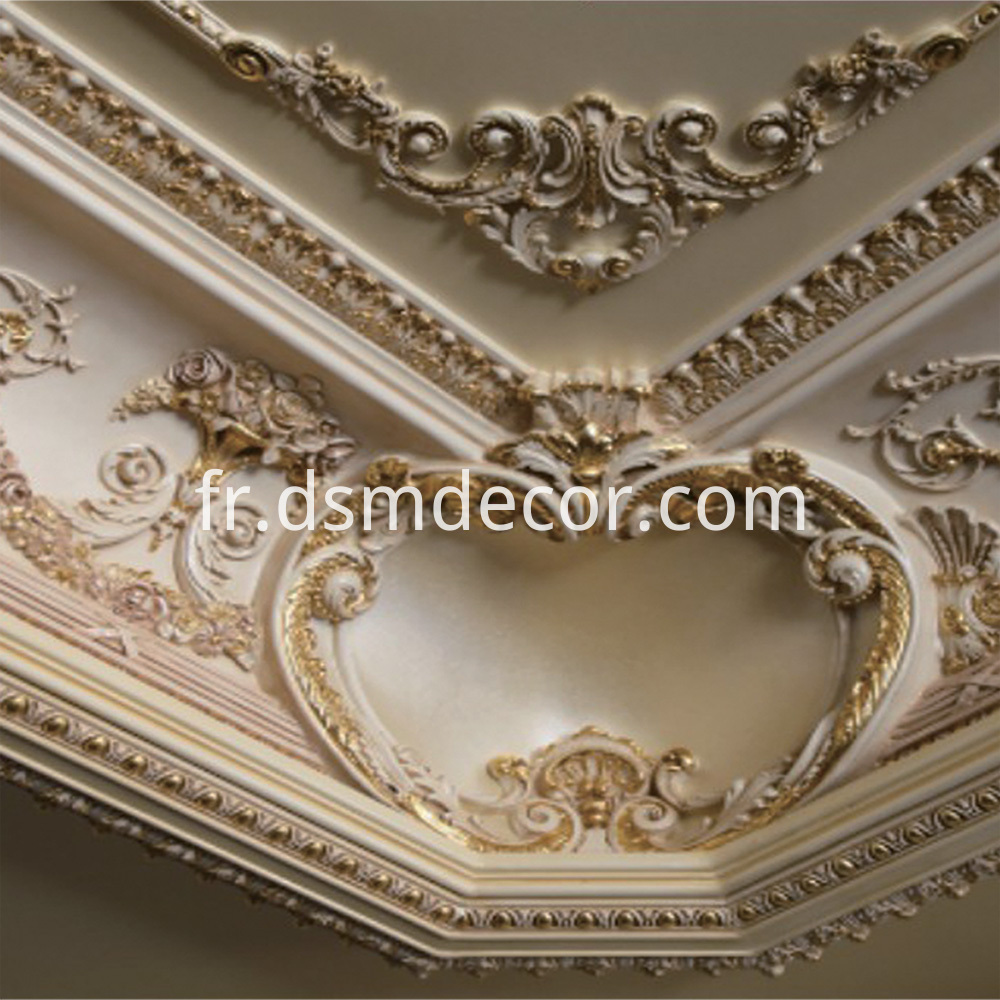 Corniche décorative en polyuréthane grande taille Big Size Polyurethane Decorative Cornice